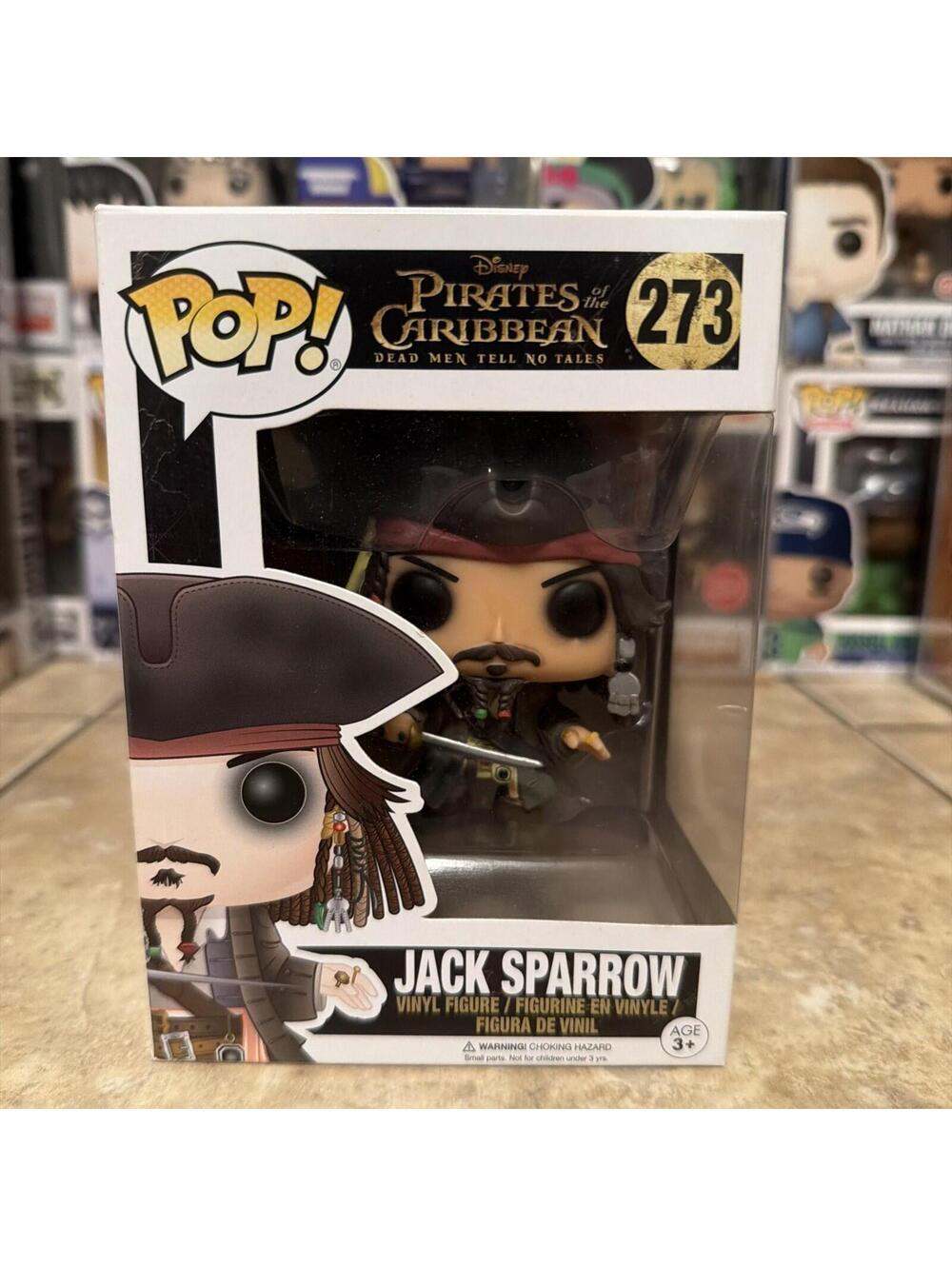 Funko Pop! Vinyl: Disney - Captain Jack Sparrow #273 w/Protector